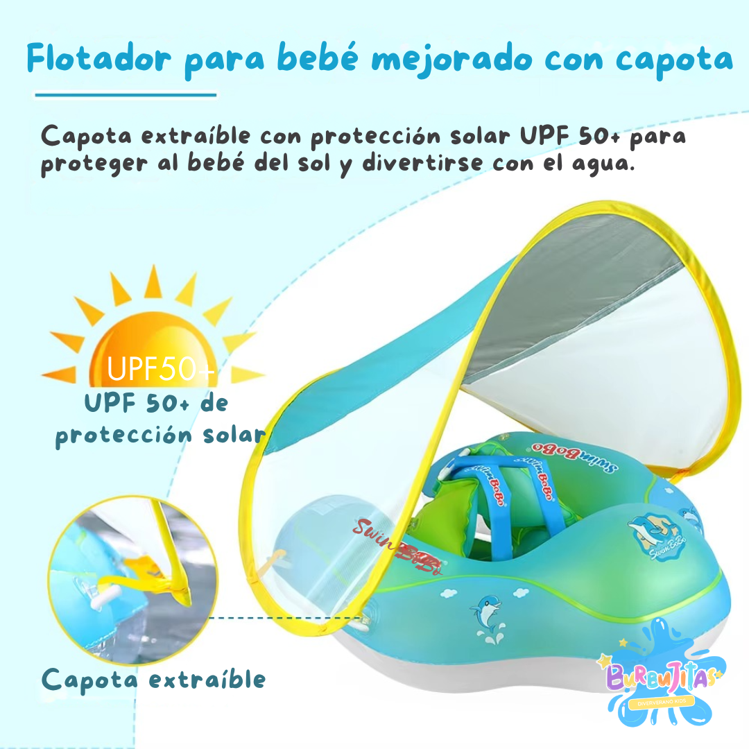 Flotador Bebé Con Sombrilla